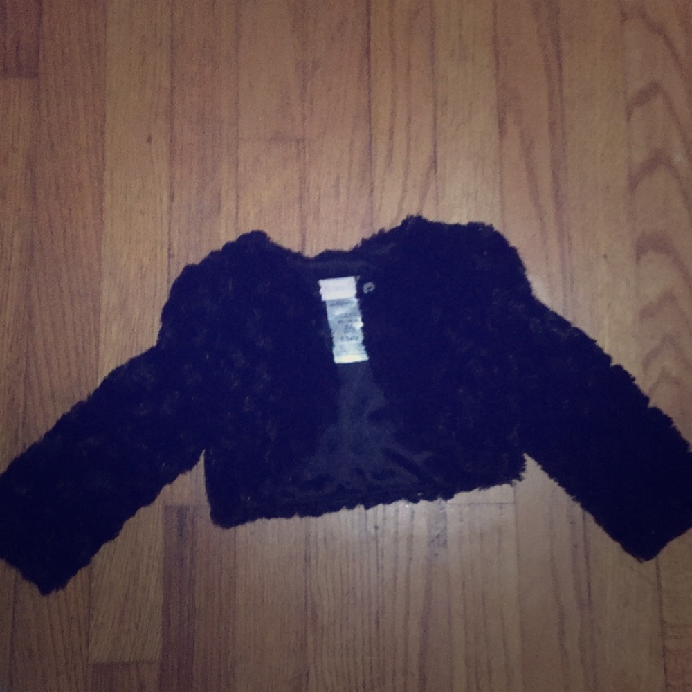 Faux Fur  Half Sweater